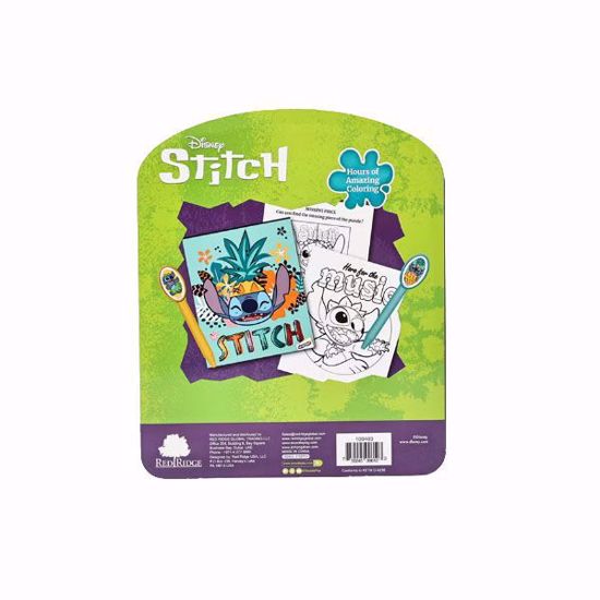 صورة Disney Stitch Coloring Set with Shaped Crayons