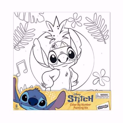 Picture of Disney Stitch Colour by Number Painting Kit – 10 Pieces (Ages 3+)