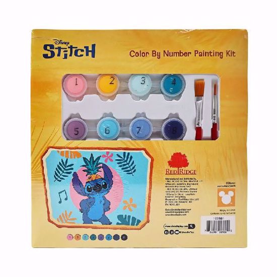 Picture of Disney Stitch Colour by Number Painting Kit – 10 Pieces (Ages 3+)