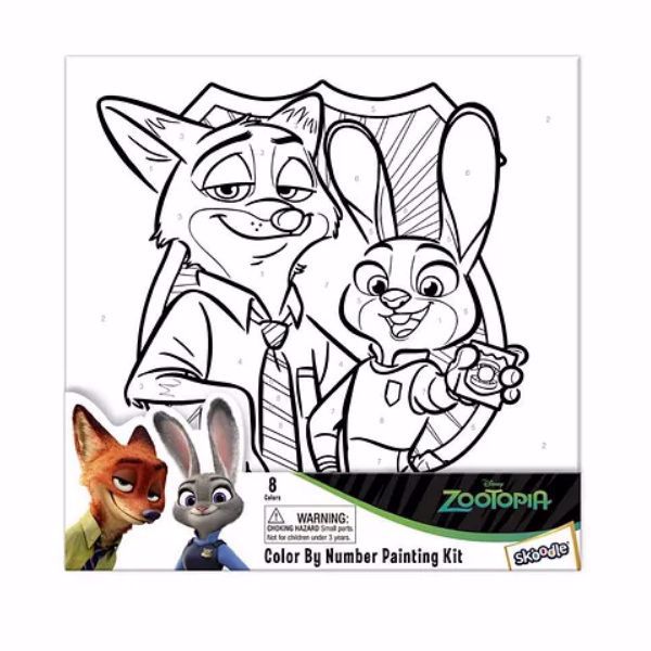 Mievic | Makeup and Cosmetics Online | Disney Zootopia Colour by Number ...