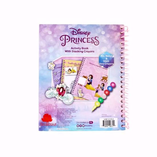 صورة Disney Princess Activity Book with Stacking Crayons (Ages 3+)