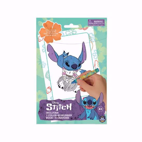 صورة Disney Stitch Color by Number Activity Set