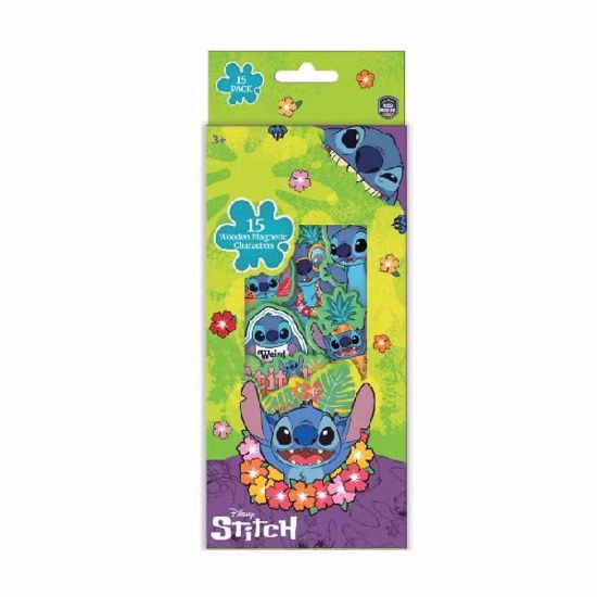 صورة Disney Stitch Wooden Magnetic Characters