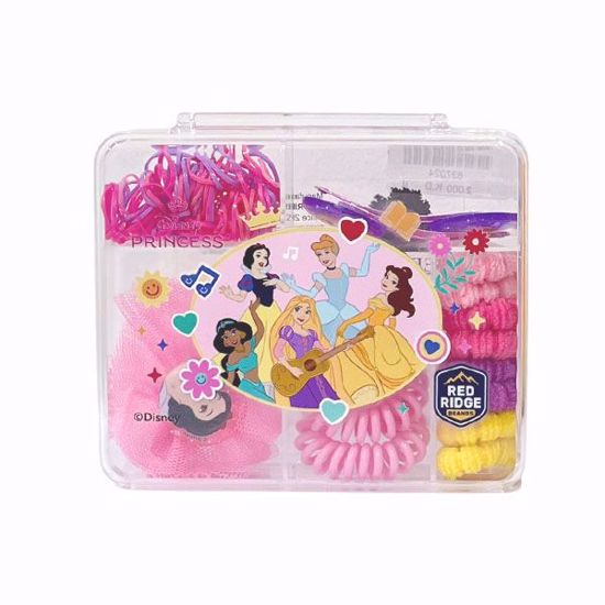 صورة Disney Princess Printed Hair Accessories Set – 5 Assorted Pieces