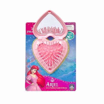 Picture of Disney Ariel 2-in-1 Fashion Comb & Mirror – Heart Shape Compact
