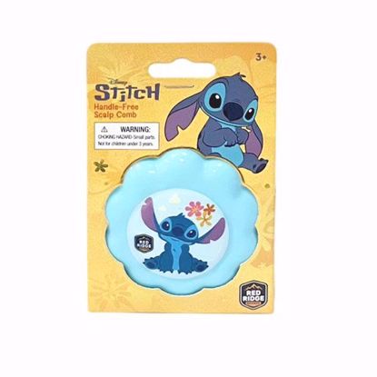 صورة Disney Stitch Handle-Free Scalp Comb – Compact & Gentle Hair Comb