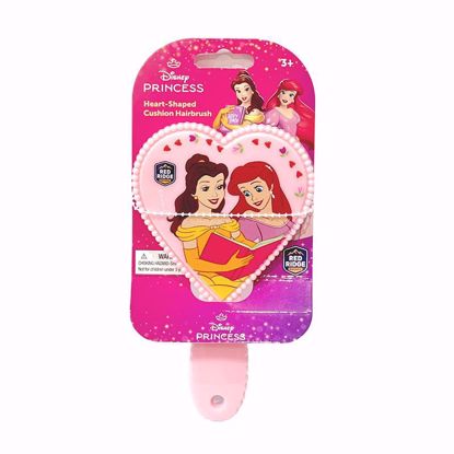 صورة Disney Princess Heart-Shaped Cushion Hairbrush – Belle & Ariel (Ages 3+)
