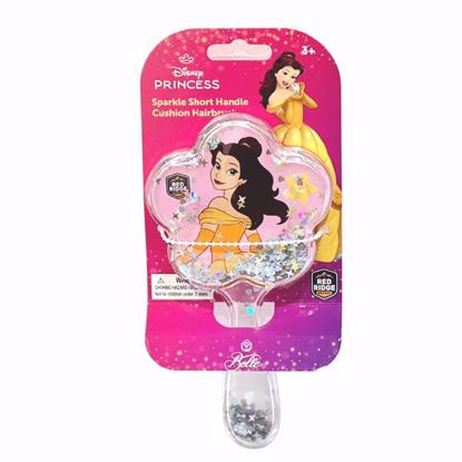 صورة Disney Princess Sparkle Short Handle Cushion Hairbrush