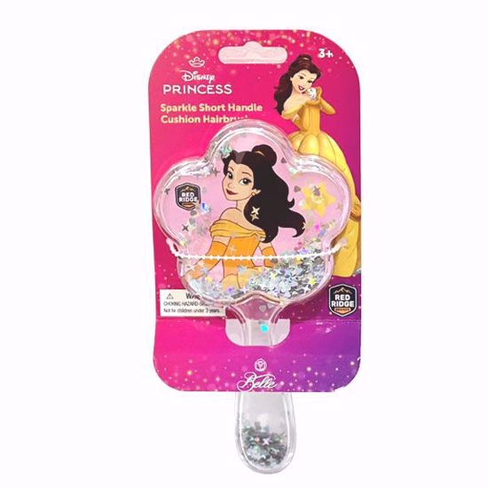 صورة Disney Princess Sparkle Short Handle Cushion Hairbrush