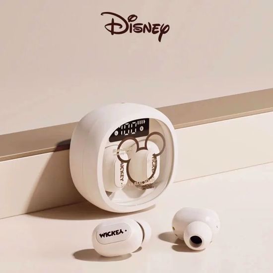 صورة Disney Mickey Mouse Bluetooth Wireless Earphones QS-HWT02 – Bluetooth 5.3 HiFi TWS Headphones