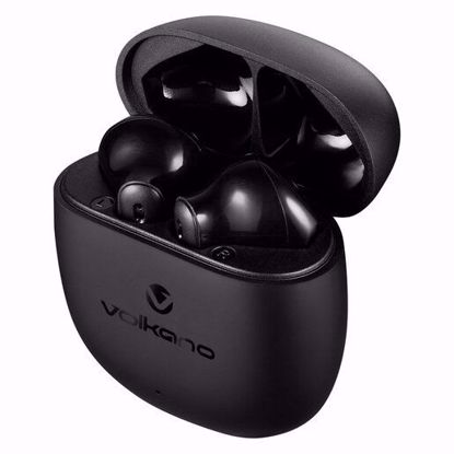 صورة Volkano Sleek Series VK-1153 True Wireless Bluetooth Earphones – Black Edition