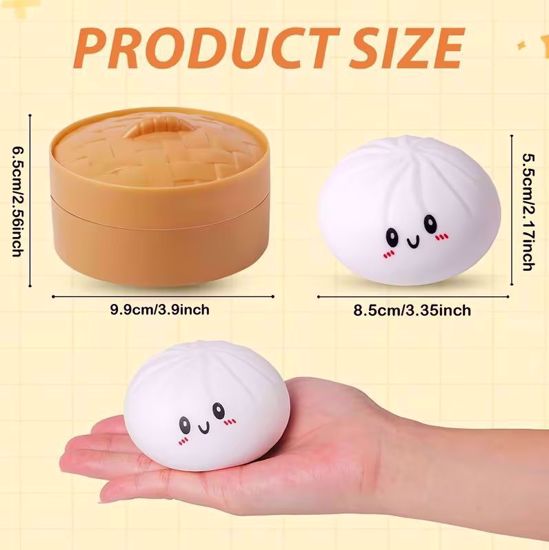 صورة Squishy BUN Mystery Dumpling – Sugar Edition Scented Blind Box