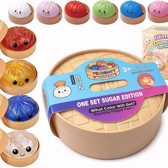 صورة Squishy BUN Mystery Dumpling – Sugar Edition Scented Blind Box
