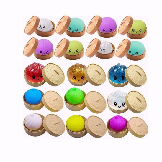 صورة Dumpling Squishy Mystery Box – Cute Big Squishy Stress Relief Toy