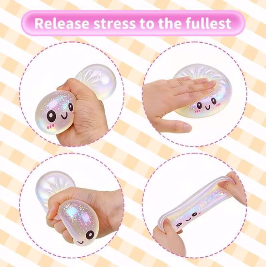 صورة Dumpling Squishy Mystery Box – Cute Big Squishy Stress Relief Toy