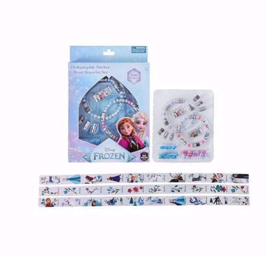 صورة Disney Frozen Holographic Sticker Bead Bracelet Set