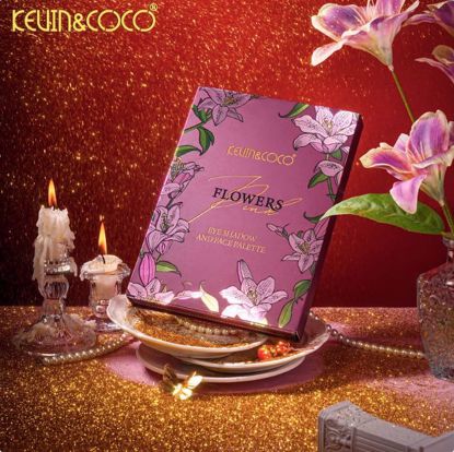 Picture of Pink Flower 88-Color Eyeshadow & Face Palette