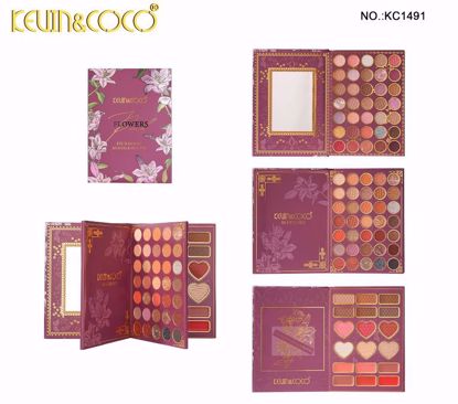 Picture of Pink Flower 88-Color Eyeshadow & Face Palette