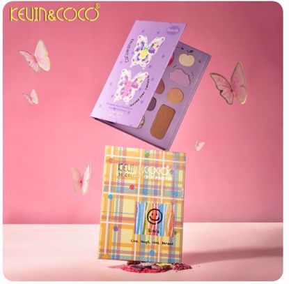 صورة 10-Color Face Palette (Butterfly / Smile)