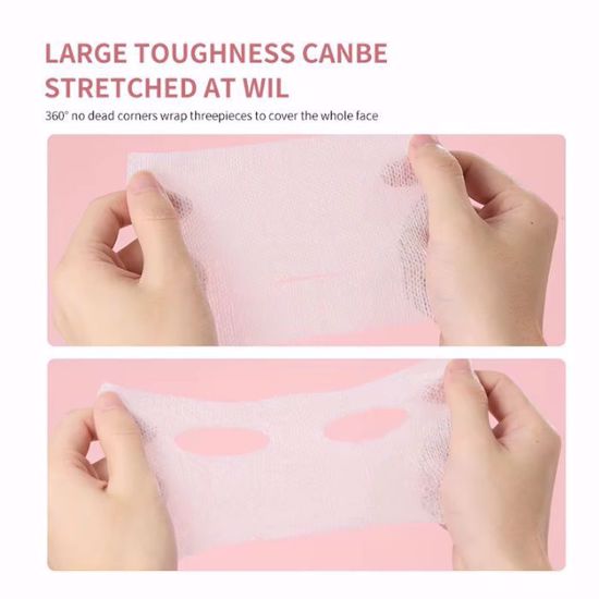 صورة Stretchable Wet Compress Cotton Pads – 120pcs