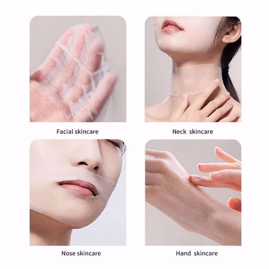 صورة Stretchable Wet Compress Cotton Pads – 120pcs