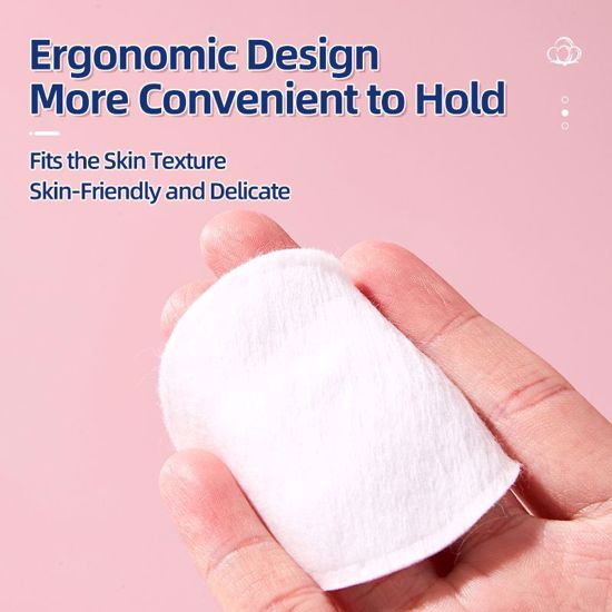 صورة 100% Pure Cotton Face Pads 120pcs (JIELIESI)