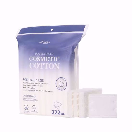 صورة Double-Faced Cosmetic Cotton Pads (222pcs) LMLTOP