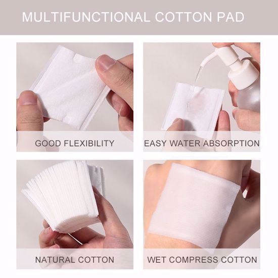 صورة Double-Faced Cosmetic Cotton Pads (222pcs) LMLTOP
