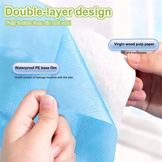 صورة Disposable PE Toilet Seat Covers 10PCS