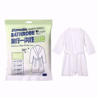 صورة Disposable Bathrobe with Sleeves 1PCS