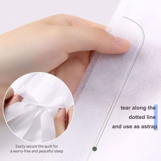 صورة Disposable Non-Woven Bedding Set – 3 Piece