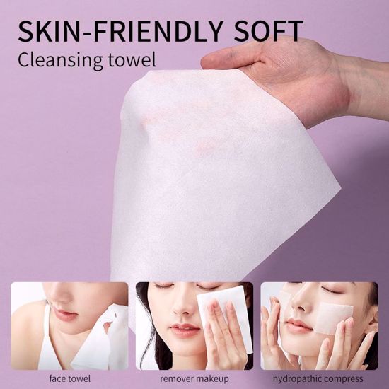 صورة Disposable Facial Cotton Cleansing Towels – 20 Pieces (LMLTOP)