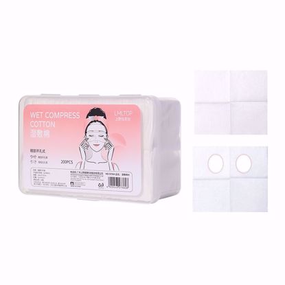 Picture of LMLTOP Open-Hole Wet Compress Pads – 200 Pieces