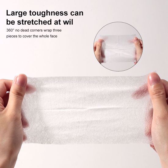 صورة LMLTOP Open-Hole Wet Compress Pads – 200 Pieces