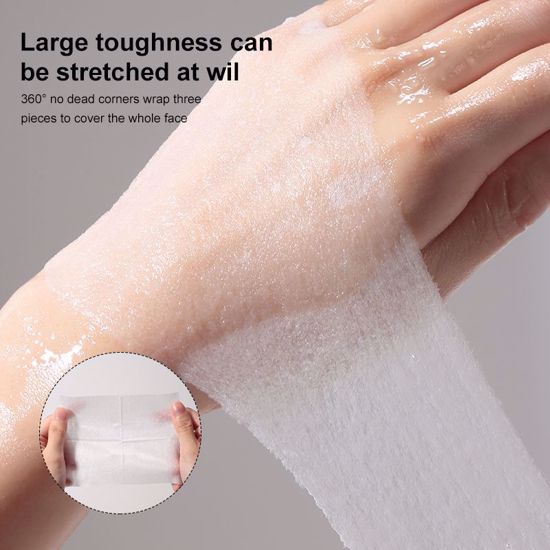 صورة Stretchable Wet Compress Cotton Pads – 222 Pieces  (LMLTOP)