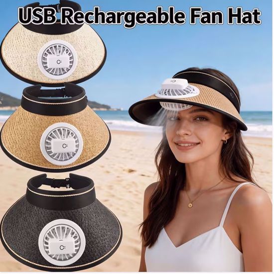 صورة Hat With Cooling Fan