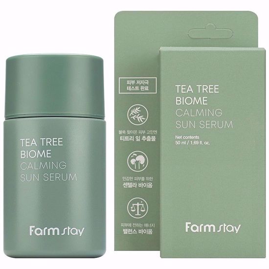 صورة FARMSTAY TEA TREE BIOME CALMING SUN SERUM