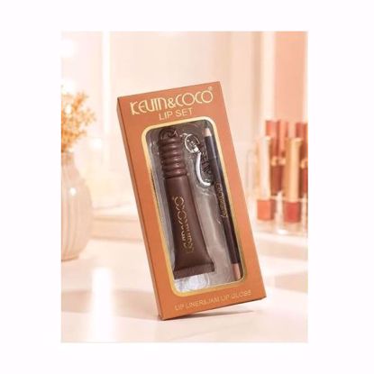 Picture of Hazelnut Jelly Lip Gloss with Keychain & Lip Liner Set