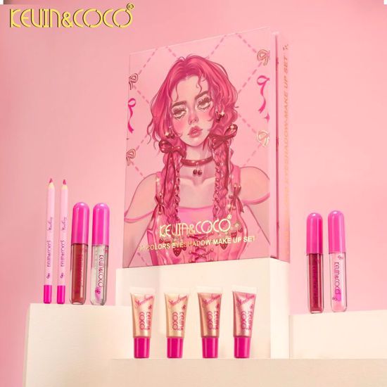 صورة Strawberry 59-Color Eyeshadow Makeup Set – Eyeshadow, Blush & Face Makeup Palette
