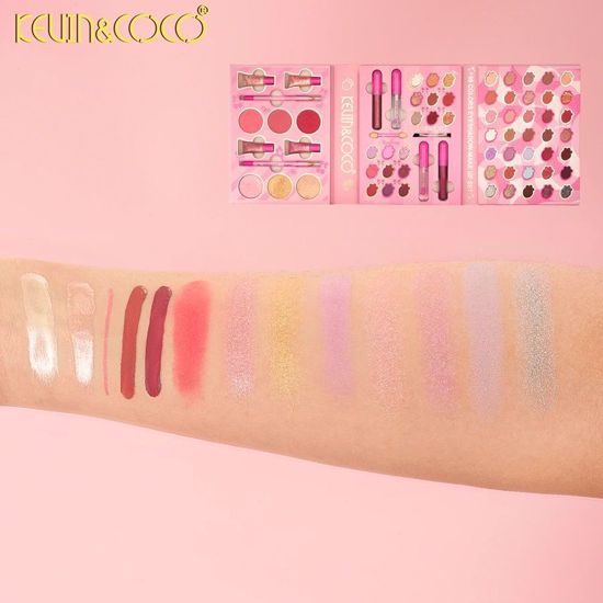 صورة Strawberry 59-Color Eyeshadow Makeup Set – Eyeshadow, Blush & Face Makeup Palette