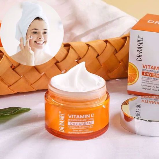 Picture of Dr. Rashel Vitamin C Day Cream – Brightening & Anti-Aging Moisturizer with Niacinamide