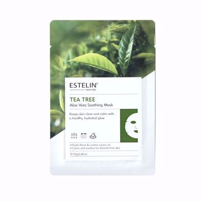 صورة Estelin Tea Tree & Aloe Vera Face Sheet Mask