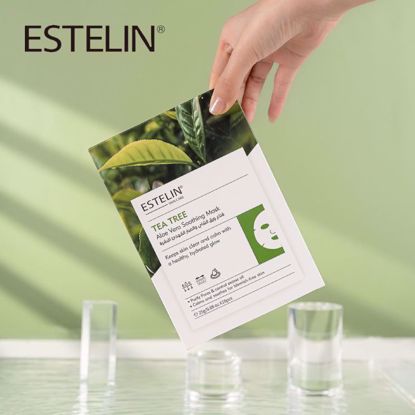 صورة Estelin Tea Tree & Aloe Vera Soothing Face Sheet Mask