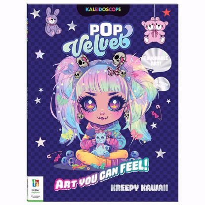 Picture of Kaleidoscope Pop Velvet Coloring Book (Kreepy Kawaii)