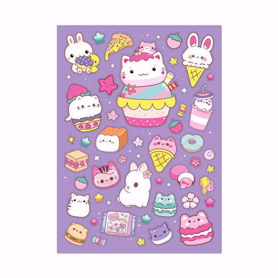 Picture of Kaleidoscope Coloring Scented Stickers – Totally Kawaii