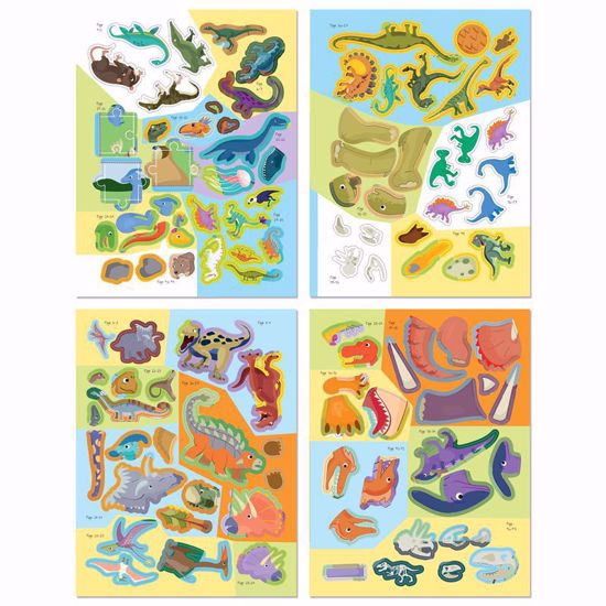 صورة Know and Glow Dinosaurs Sticker Activities