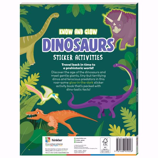صورة Know and Glow Dinosaurs Sticker Activities