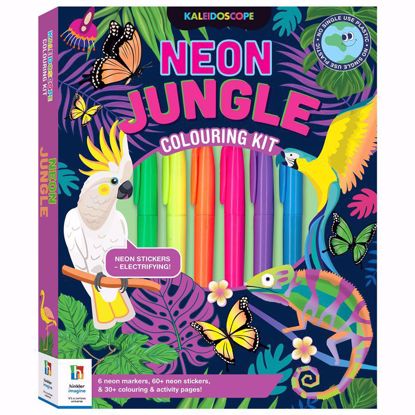 صورة Kaleidoscope Colouring Kit Neon Jungle