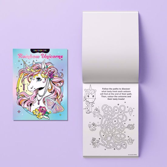 صورة Kaleidoscope Colouring Kit Rainbow Unicorns