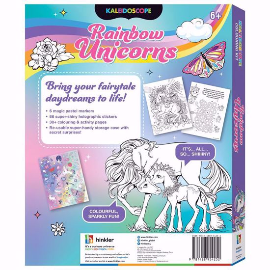 صورة Kaleidoscope Colouring Kit Rainbow Unicorns